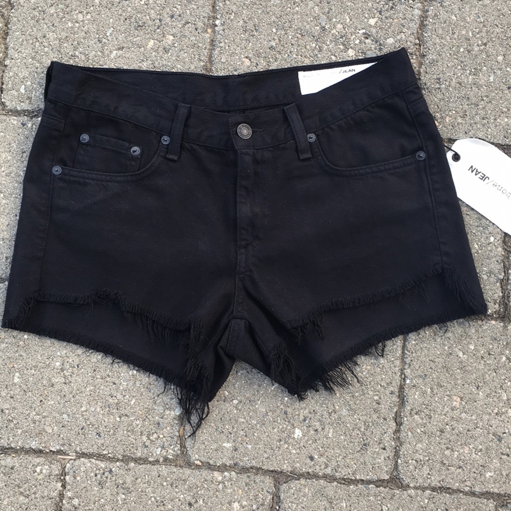 Rag and Bone black jean shorts